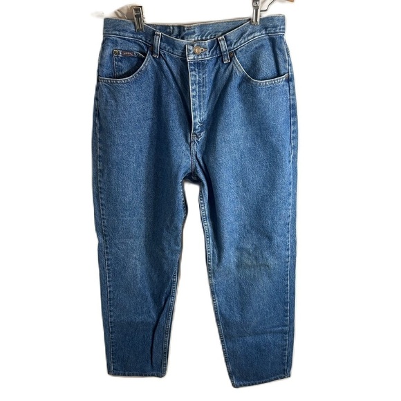 Riders by Lee Vintage High Waisted Jeans Sz 12 Rise Mom Denim Blue Women’s - Picture 1 of 8